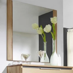 Wohnen Glasmöbel|Spiegel*Dielenspiegel Leyrina mit Holzrahmen