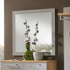 Wohnen Graue Möbel|Glasmöbel*Dielenspiegel Srocca in Taupe