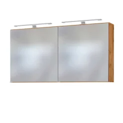 Wohnen Glasmöbel|Badezimmer Komplett*Doppel Unterbeckenschrank Set - Userina (dreiteilig)