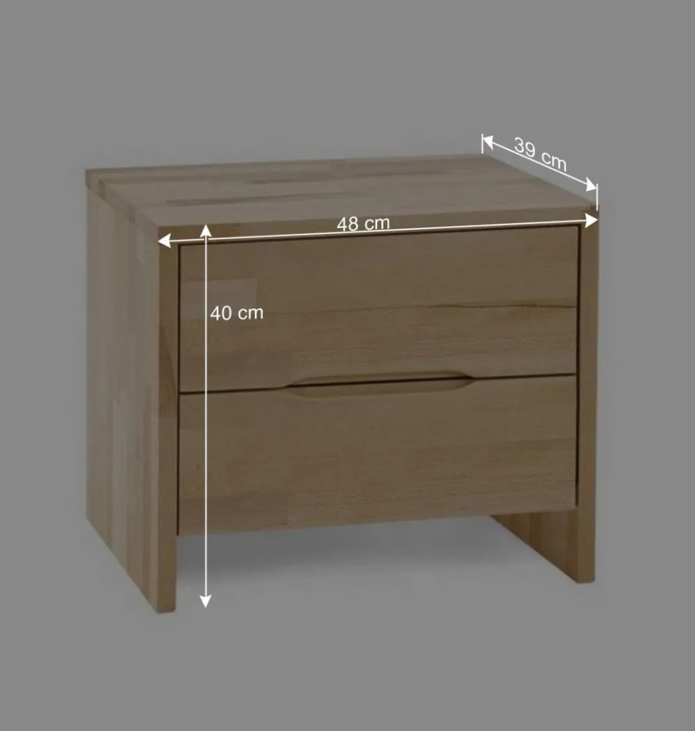 Wohnen Betten|Betten*Doppelbett Kombi Zeremonia mit zwei Nachtkommoden (dreiteilig)