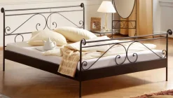 Wohnen Doppelbett Mohammed in Schwarz