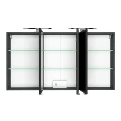 Wohnen Badezimmer Komplett*Doppelter Waschplatz & Badschränke - Endely (vierteilig)