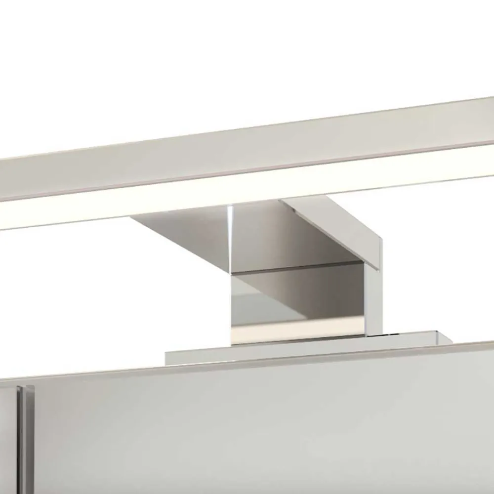 Wohnen Badezimmer Komplett*Doppelter Waschtisch mit Spiegelschrank - Athrin (dreiteilig)