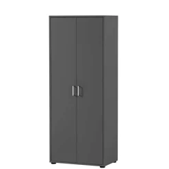 Wohnen Doppeltür-Aktenschrank in Anthrazit - Brasova