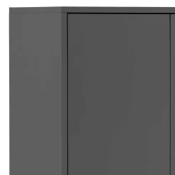 Wohnen Doppeltür-Aktenschrank in Anthrazit - Brasova