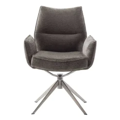 Wohnen Wohnzimmerstühle*Drehbare Armlehnenstühle mit Taschenfederkern - Obanya (2er Set)