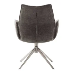 Wohnen Wohnzimmerstühle*Drehbare Armlehnenstühle mit Taschenfederkern - Obanya (2er Set)