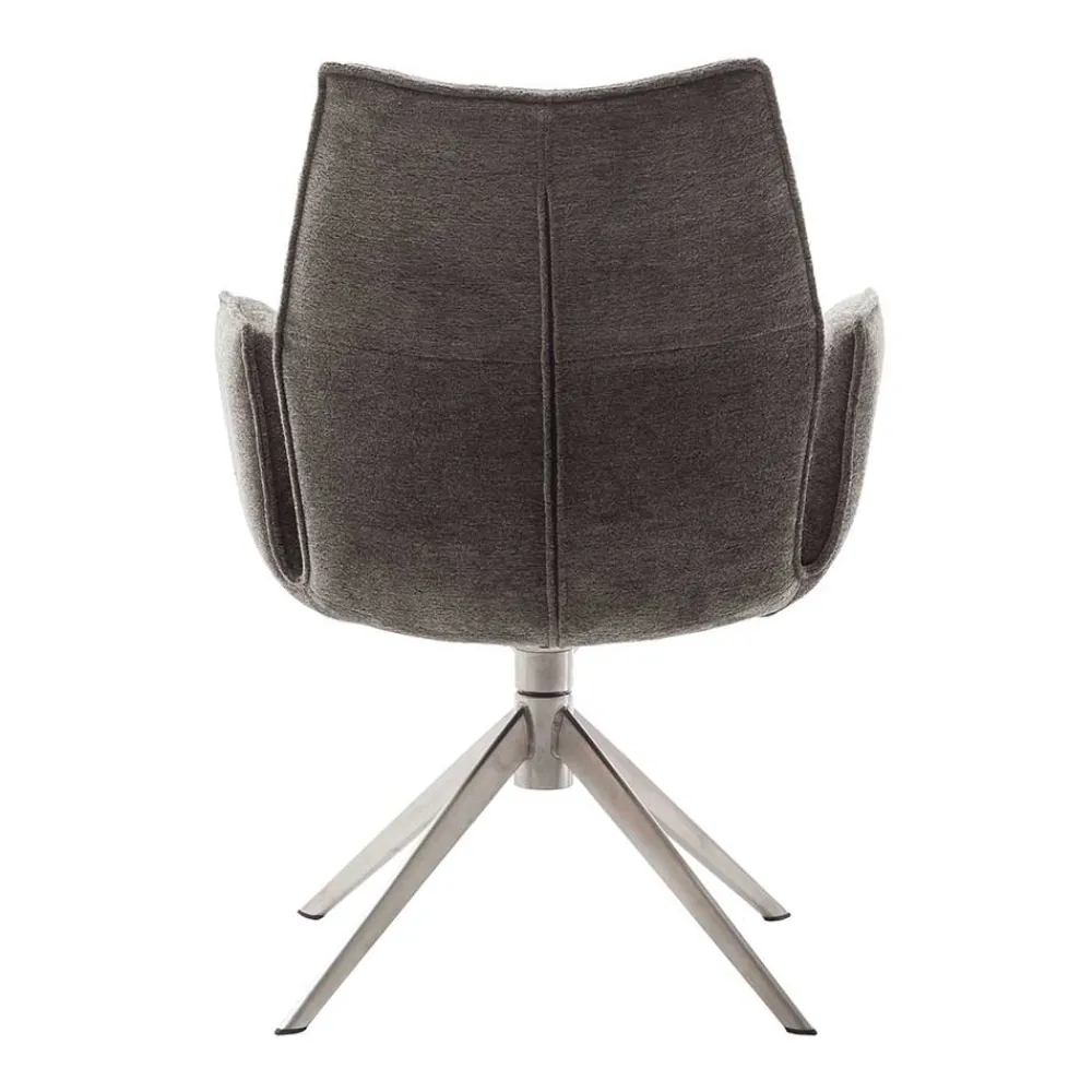 Wohnen Wohnzimmerstühle*Drehbare Armlehnenstühle mit Taschenfederkern - Obanya (2er Set)