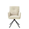 Wohnen Wohnzimmerstühle*Drehbare Armlehnstühle in Beige - Laans (2er Set)