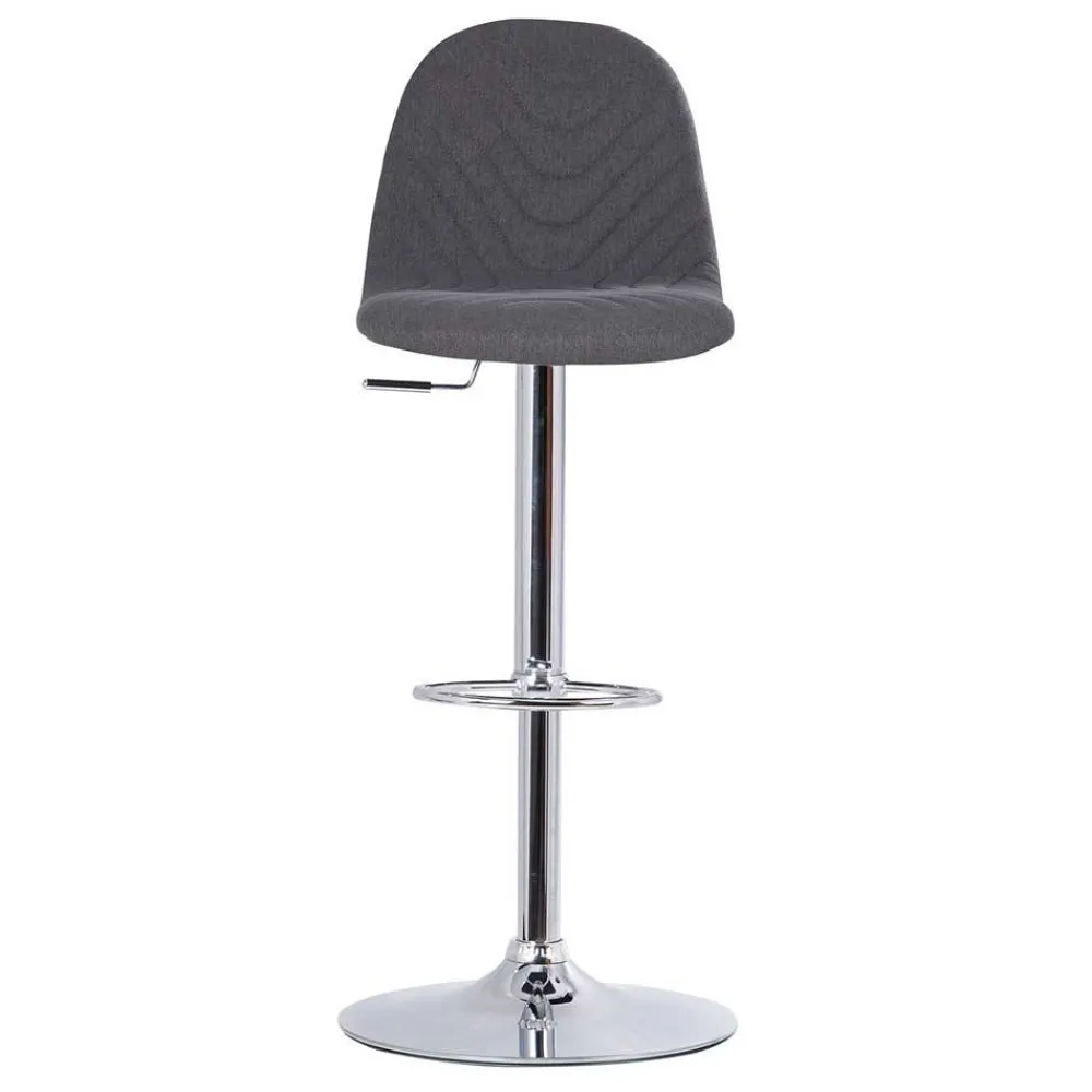 Wohnen Barhocker|Hocker*Drehbare Barstühle in Anthrazit - Typon (2er Set)