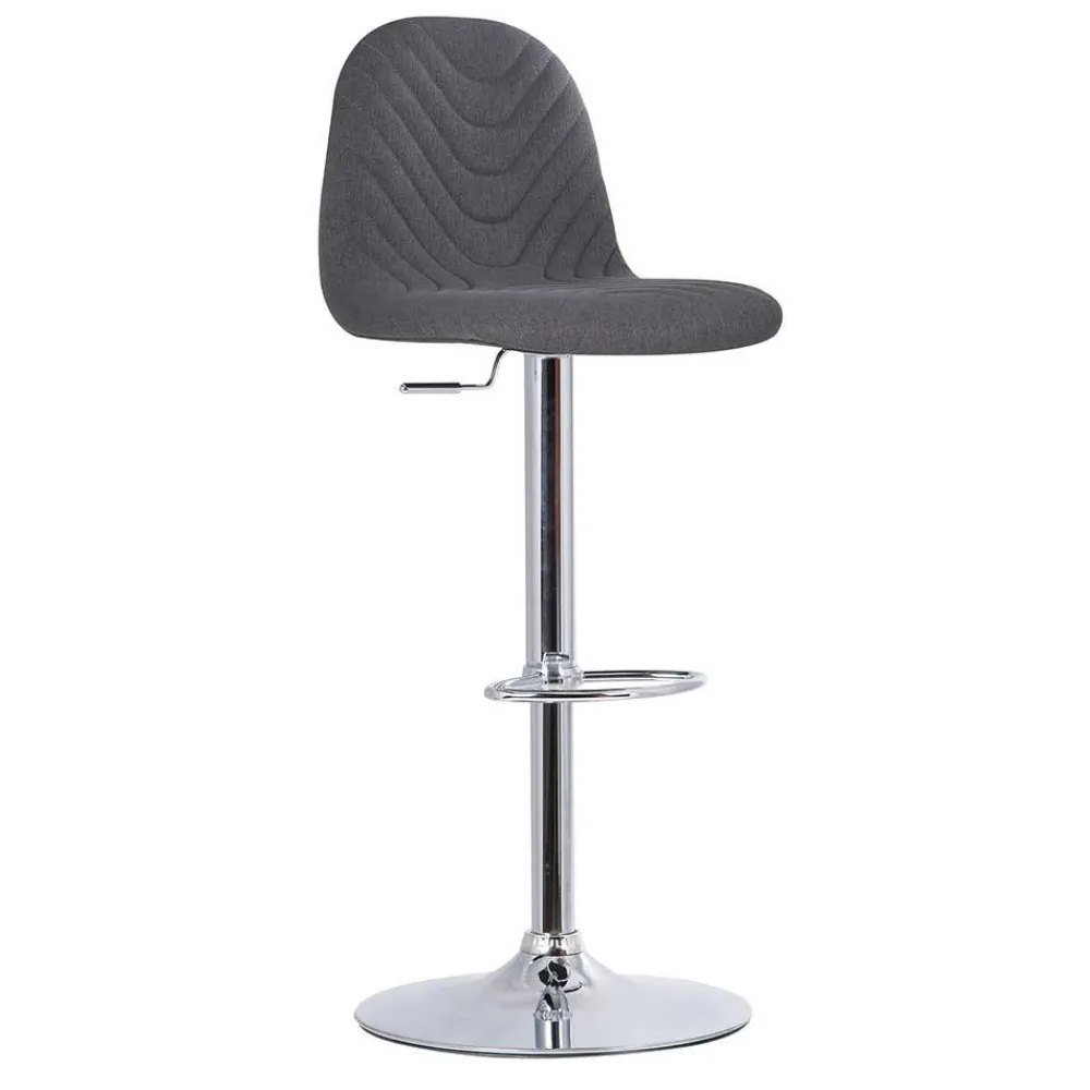 Wohnen Barhocker|Hocker*Drehbare Barstühle in Anthrazit - Typon (2er Set)