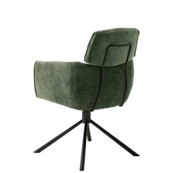 Wohnen Küchenstühle|Esszimmerstühle*Drehbare Esszimmerstühle in Oliv Grün - Unkorian (2er Set)