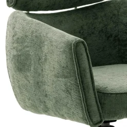 Wohnen Küchenstühle|Esszimmerstühle*Drehbare Esszimmerstühle in Oliv Grün - Unkorian (2er Set)