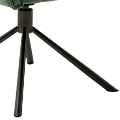 Wohnen Küchenstühle|Esszimmerstühle*Drehbare Esszimmerstühle in Oliv Grün - Unkorian (2er Set)