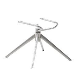 Wohnen Drehbare Tischsessel aus Echtleder - Cascaya (2er Set)