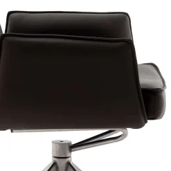 Wohnen Drehbare Tischsessel aus Echtleder - Cascaya (2er Set)