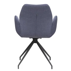 Wohnen Küchenstühle|Esszimmerstühle*Drehbarer Armlehnenstuhl in Dunkelgrau - Bowies