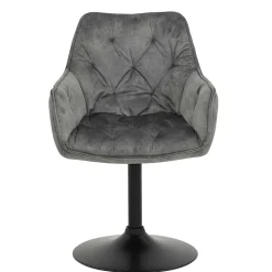 Wohnen Bürostühle*Drehbarer Armlehnenstuhl mit Tellerfuß - Odense (2er Set)