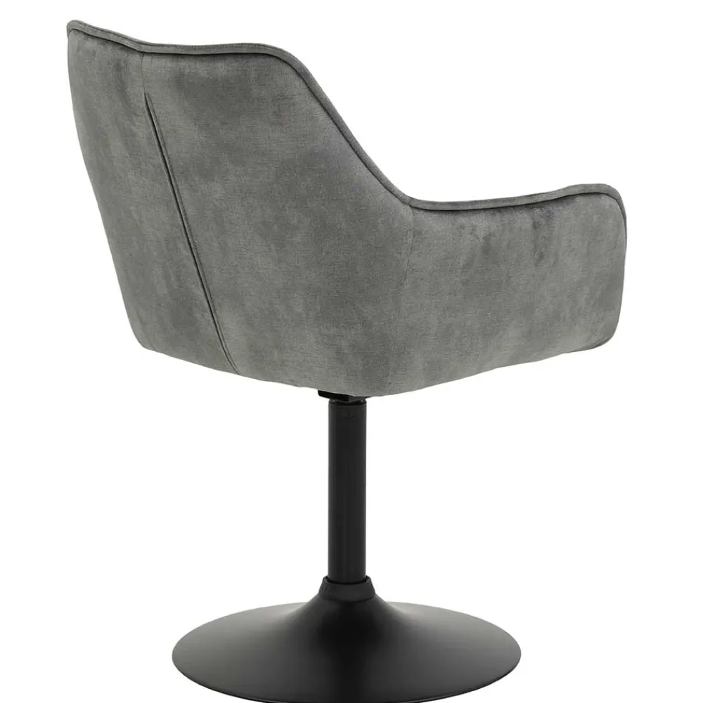 Wohnen Bürostühle*Drehbarer Armlehnenstuhl mit Tellerfuß - Odense (2er Set)