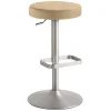 Wohnen Drehbarer Barhocker in Rund - Beige - Vironda