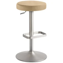 Wohnen Drehbarer Barhocker in Rund - Beige - Vironda