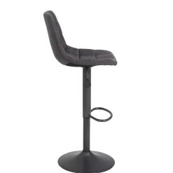 Wohnen Drehbarer Barstuhl in Anthrazit - Janyna (2er Set)