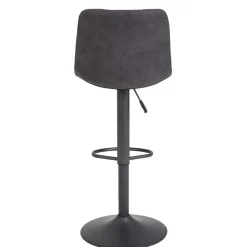 Wohnen Drehbarer Barstuhl in Anthrazit - Janyna (2er Set)