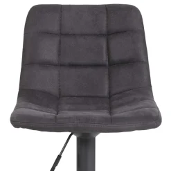 Wohnen Drehbarer Barstuhl in Anthrazit - Janyna (2er Set)