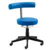 Wohnen Bürostühle*Drehbarer Bürohocker in Blau mit Schwarz - Vannos