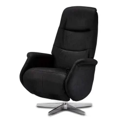 Wohnen Sessel & Hocker|Sessel*Drehbarer Fernsehsessel in Schwarz Microfaser - Jonata