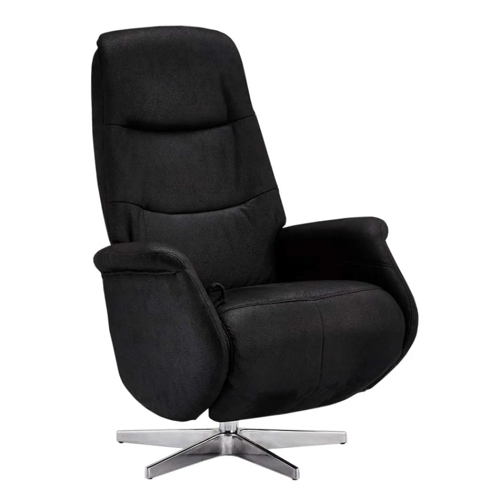 Wohnen Sessel & Hocker|Sessel*Drehbarer Fernsehsessel in Schwarz Microfaser - Jonata