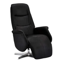 Wohnen Sessel & Hocker|Sessel*Drehbarer Fernsehsessel in Schwarz Microfaser - Jonata