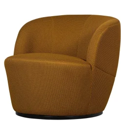 Wohnen Sessel & Hocker*Drehbarer Mesh-Sessel in Ocker - Londey