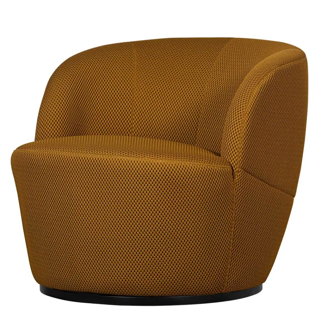 Wohnen Sessel & Hocker*Drehbarer Mesh-Sessel in Ocker - Londey