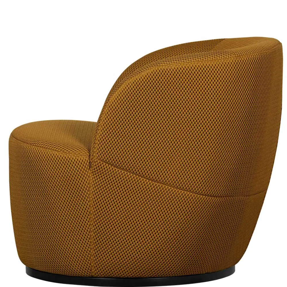 Wohnen Sessel & Hocker*Drehbarer Mesh-Sessel in Ocker - Londey