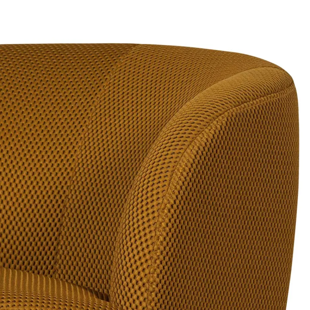 Wohnen Sessel & Hocker*Drehbarer Mesh-Sessel in Ocker - Londey