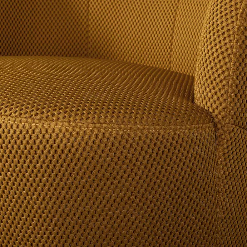 Wohnen Sessel & Hocker*Drehbarer Mesh-Sessel in Ocker - Londey