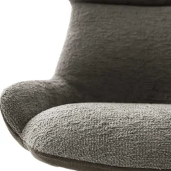 Wohnen Drehbarer Polsterstuhl in Schlamm - Suhanna (2er Set)