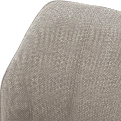 Wohnen Braune Möbel|Küchenstühle*Drehbarer Polsterstuhl in Hellbraun - Asticio (2er Set)