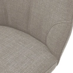 Wohnen Braune Möbel|Küchenstühle*Drehbarer Polsterstuhl in Hellbraun - Asticio (2er Set)