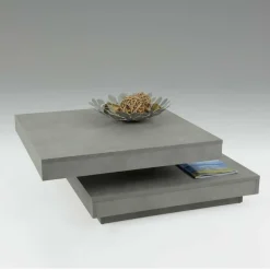 Wohnen Küchentische|Esszimmertische*Drehbarer Sofatisch in Beton Optik - California