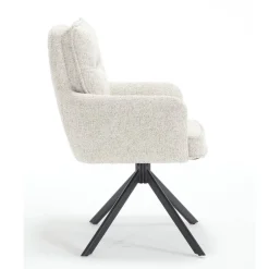 Wohnen Drehbarer Tischsessel mit Taschenfederkern - Lolang