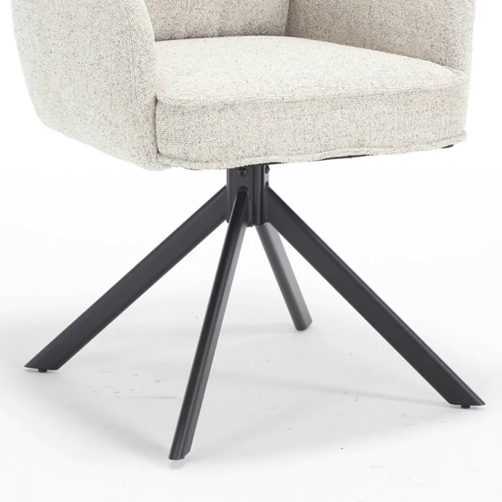 Wohnen Drehbarer Tischsessel mit Taschenfederkern - Lolang