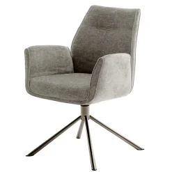 Wohnen Wohnzimmerstühle*Drehbarer Tischsessel mit Taschenfederkern - Lucia (2er Set)