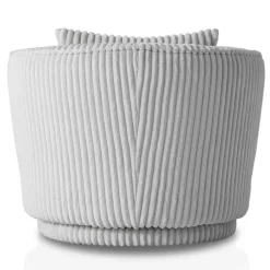 Wohnen Retro Möbel|Sessel*Drehbarer Wohnzimmersessel in Hellgrau - Iliana