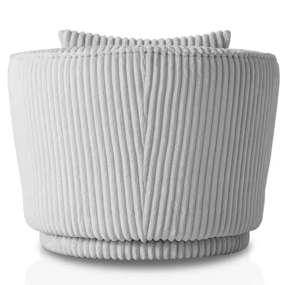 Wohnen Retro Möbel|Sessel*Drehbarer Wohnzimmersessel in Hellgrau - Iliana