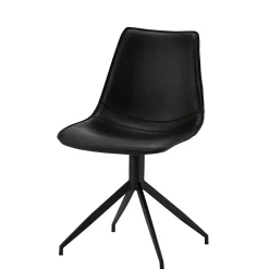 Wohnen Bürostühle*Drehbares Küchenstuhl-Set in Schwarz - Pravoria (2er Set)