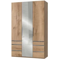 Wohnen Drehtürenschrank in Plankeneiche - Dagidoyo