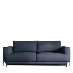 Wohnen Sofas|Sofa*Dreisitzer Bettcouch in Dunkelblau Stoff - Boston