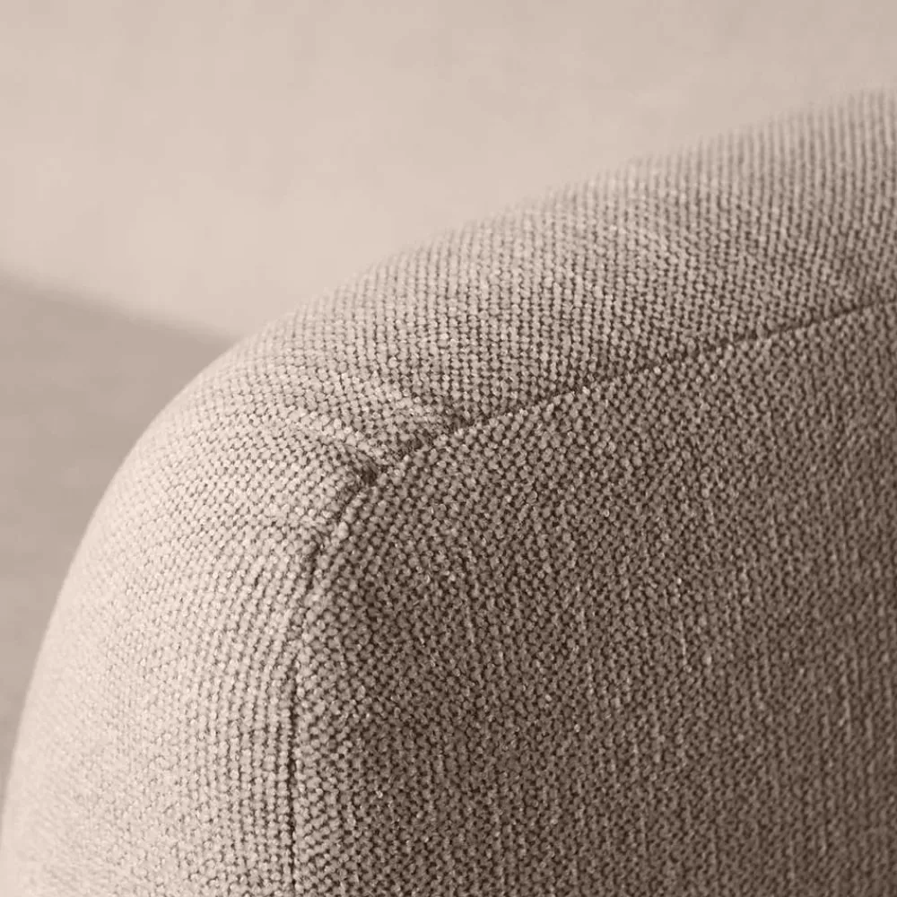 Wohnen Sofas|Sofa*Dreisitzer Couch aus Chenille in Beige - Chake